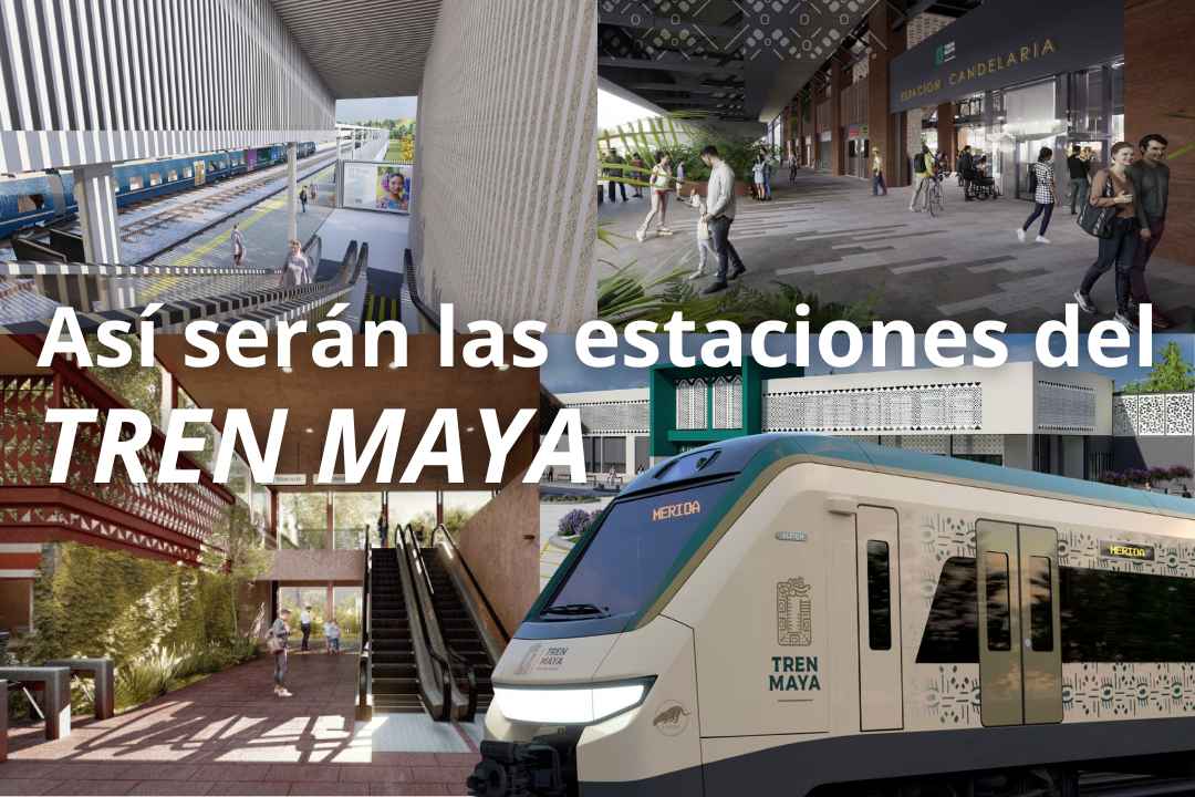 Así serán las estaciones del Tren Maya