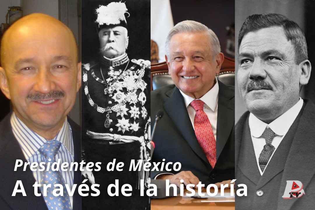 Presidentes de México AMLO Salinas